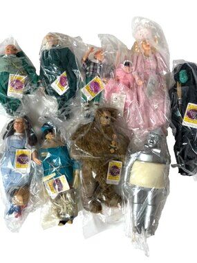 Wizard of Oz Lot Vintage Hamilton Presents Turner 1987 1988 Glinda Lollipop Boy